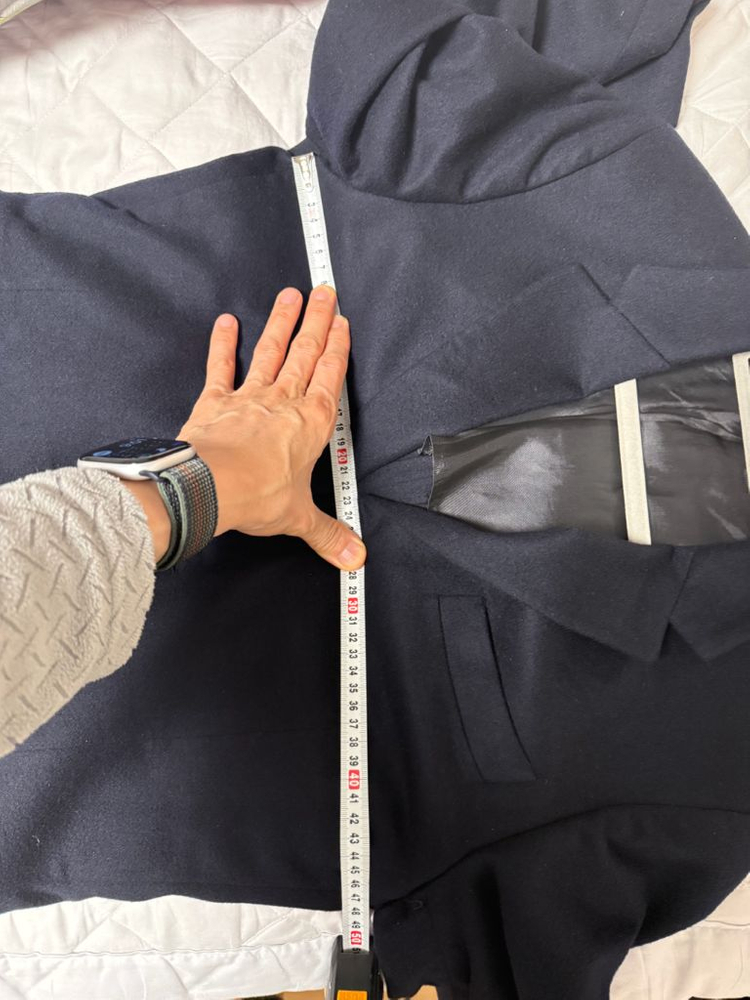 프라다 캐시미어100 코트 46--4