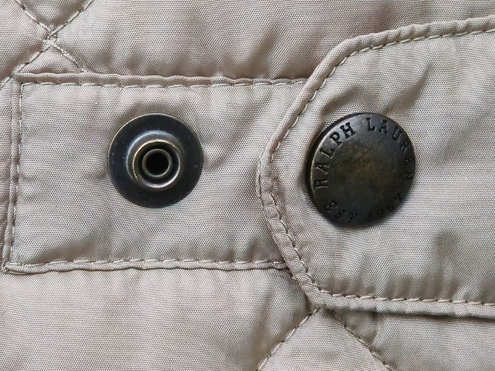 폴로 랄프로렌 퀼팅 자켓 베이지--4