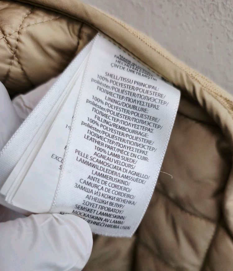 폴로 랄프로렌 퀼팅 자켓 베이지--7