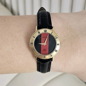 구찌 금장 여성 3000L 시계 손목시계 여자 팔찌