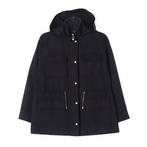 모조에스핀 25FW 블랙 후드 사라피 야상 집업 점퍼 S