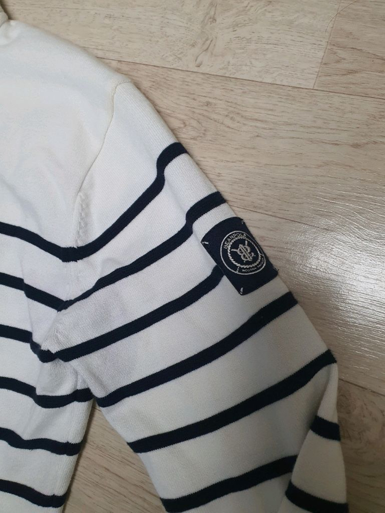 105 빈폴 니트 스웨터 집업 자켓 슬림핏 남105사이즈 깨끗해요 이미지