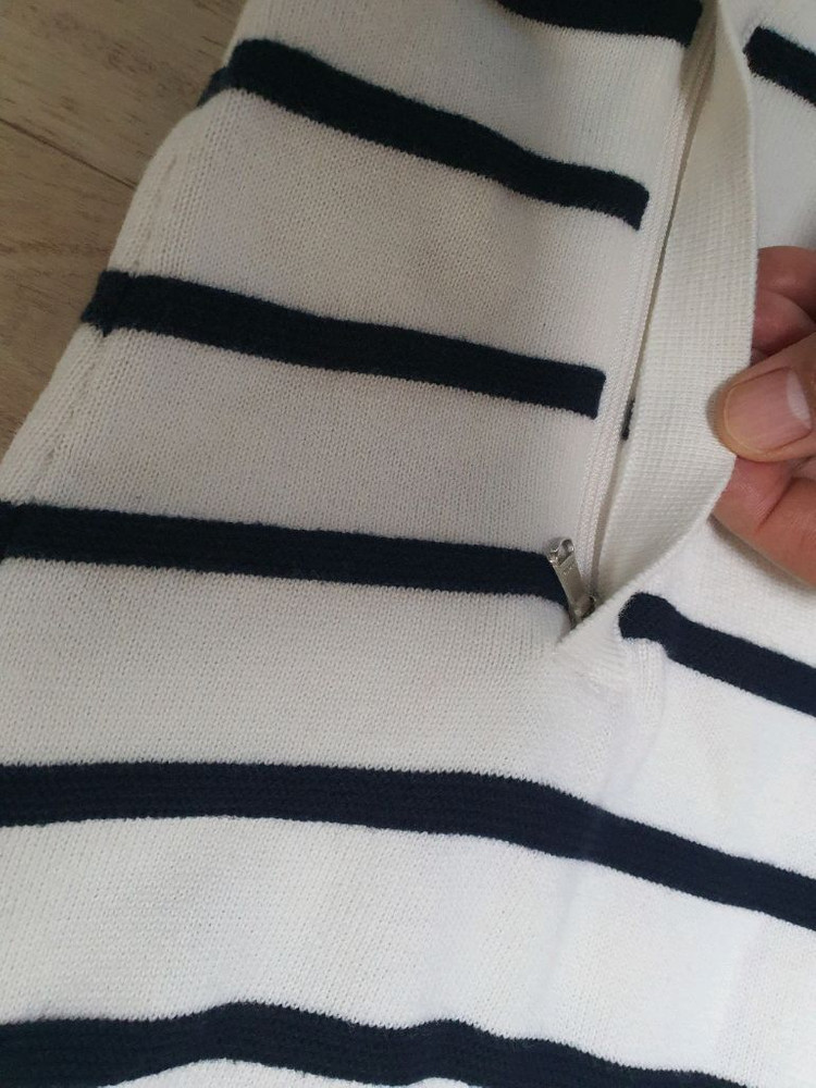 105 빈폴 니트 스웨터 집업 자켓 슬림핏 남105사이즈 깨끗해요 이미지