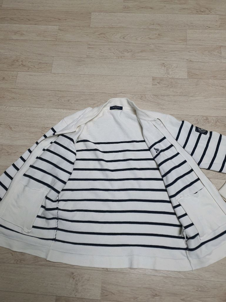 105 빈폴 니트 스웨터 집업 자켓 슬림핏 남105사이즈 깨끗해요 이미지