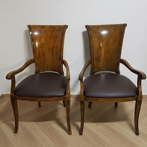 이태리 앤틱 원목 의자