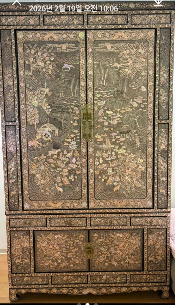 이조자개장농1통--4