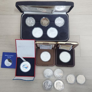 86아시안게임,88올림픽 기념주화(은화)외 일괄판매