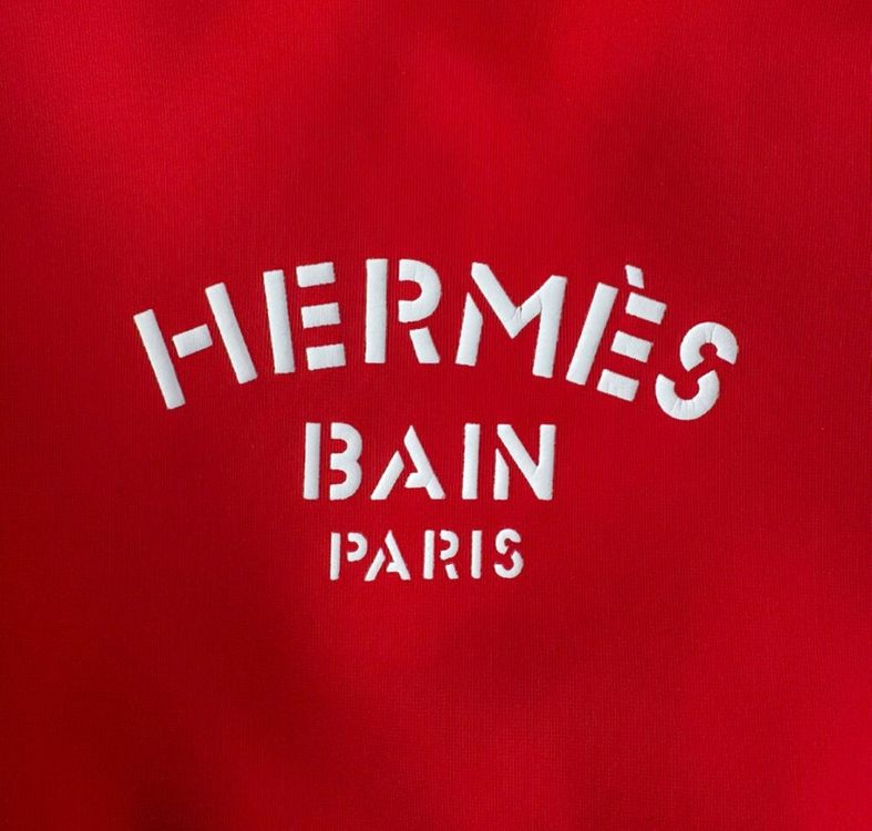 [M] 에르메스 네오 베인 코스메틱 플랫 파우치 케이스 미디움 레드--2