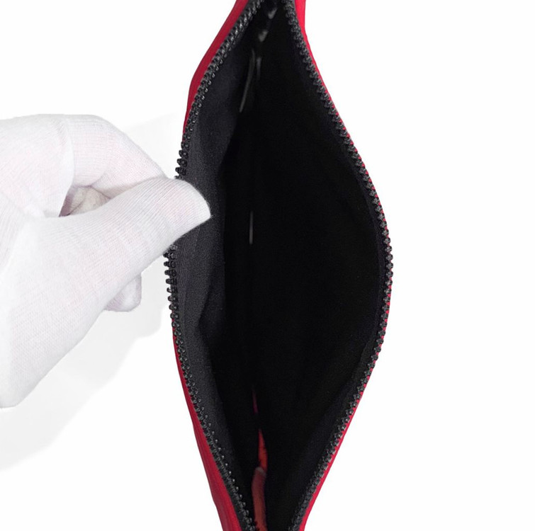 [M] 에르메스 네오 베인 코스메틱 플랫 파우치 케이스 미디움 레드--4