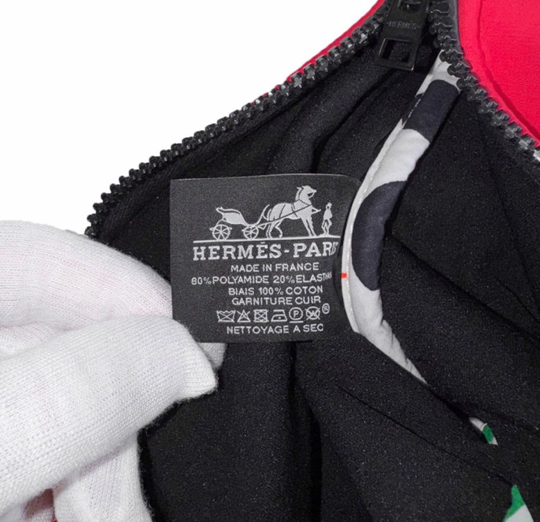 [M] 에르메스 네오 베인 코스메틱 플랫 파우치 케이스 미디움 레드--5