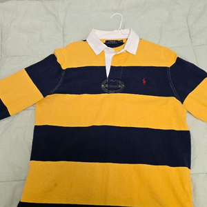 [판매]폴로 랄프로렌 럭비티 옐로우 네이비 스트라이프 이미지