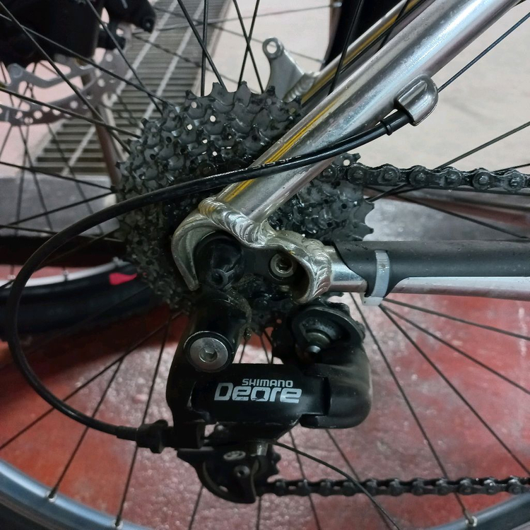 주행중인 상태좋은 00년식 올드 빈티지 mtb 자전거--1