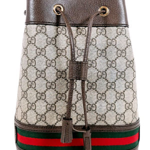 구찌 GG 캔버스 오피디아 스몰버킷백 복조리