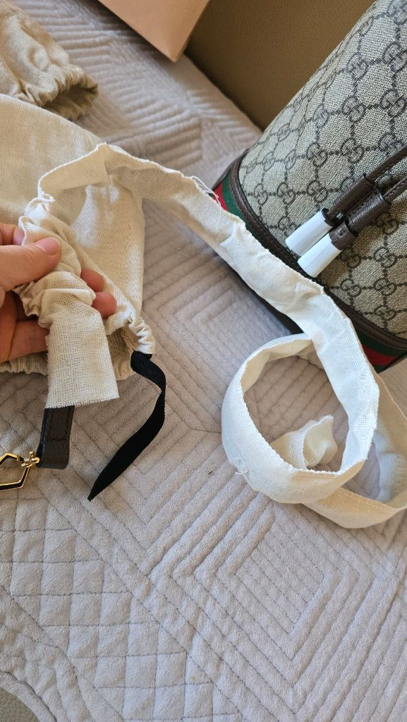 구찌 GG 캔버스 오피디아 스몰버킷백 복조리 이미지