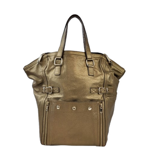 정품 생로랑(입생로랑) 샴페인골드 가죽 다운타운 백