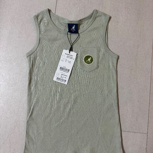 [새상품]캉골키즈 연카키 나시 티셔츠 120사이즈