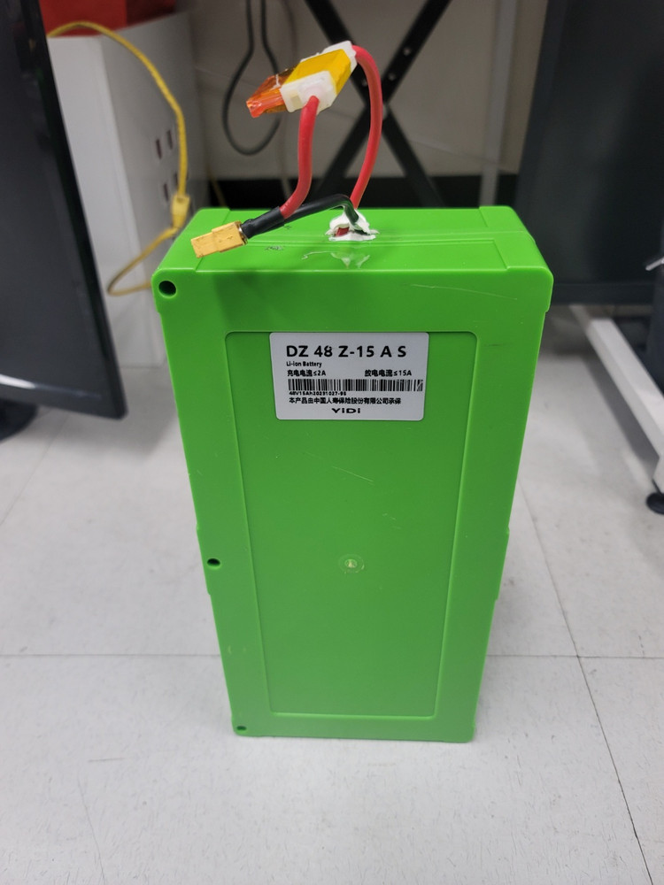 전동스쿠터에 사용하던 48V 15A 배터리 부품, 수리용 (고장)--0