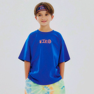 히로 올데이티셔츠 블루 160 /올데이헤어밴드 블루 /히로 루즈핏컬 러진 블루 150 미개봉 새제품 (양말서비스)