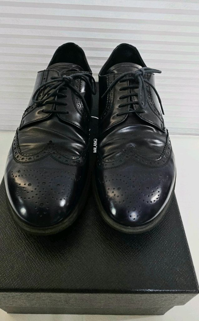 PRADA프라다 윙팁 남성 옥스포드구두--2
