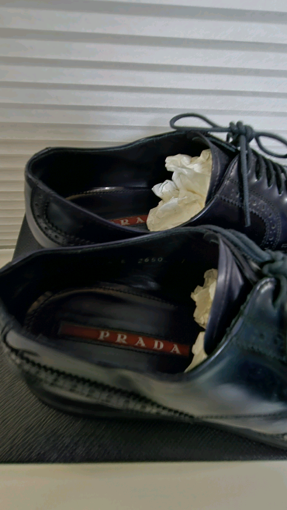 PRADA프라다 윙팁 남성 옥스포드구두--3