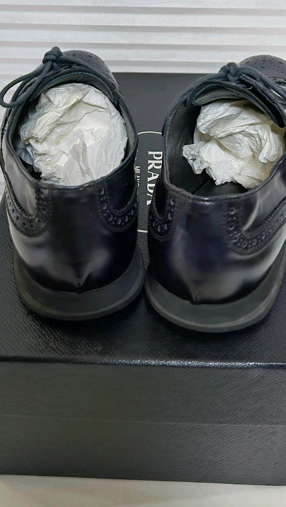 PRADA프라다 윙팁 남성 옥스포드구두--5