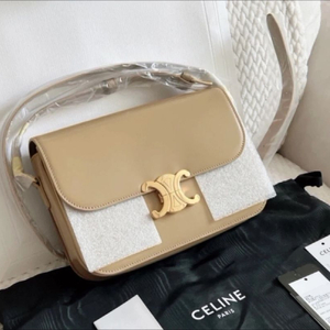 (새상품) 셀린느 클래식 트리오페 트리옹프백 / 샌드베이지 미듐