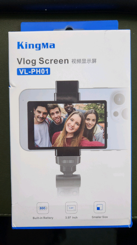 새상품, 미개봉 KingMa VL-PH01 브이로그 스크린 모니터--0