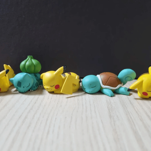 잠자는 포켓몬스터 가챠, 피규어 (피카츄 꼬북이 이상해씨)