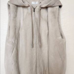 타임 밍크후드베스트 이미지