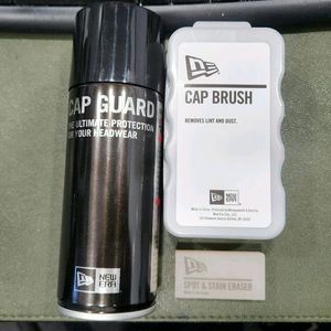 미사용, 새제품 뉴에라 캡가드, 브러쉬, 이레이저 3종 일괄