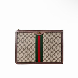 [OS] 구찌 남성 GG 수프림 포트폴리오 오피디아 클러치백 523359