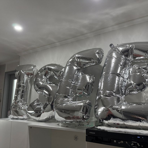 파티용 알루미늄 대형 알파벳 풍선