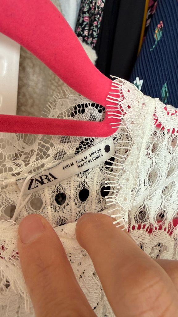 ZARA 자라 레이스 블라우스 새상품 판매--3