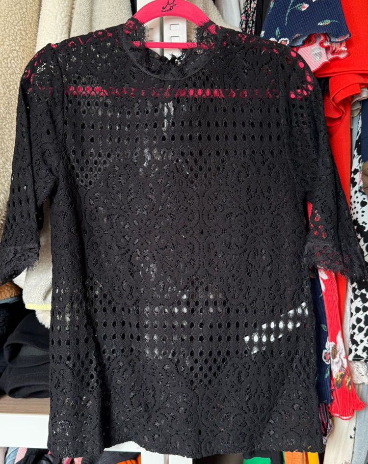 ZARA 자라 레이스 블라우스 새상품 판매--0