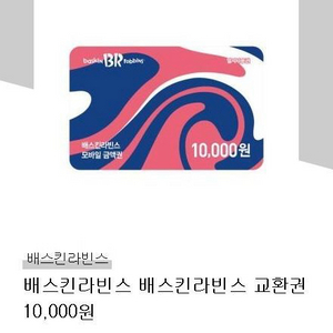 배스킨라빈스 1만원권 일시사용권 파인트