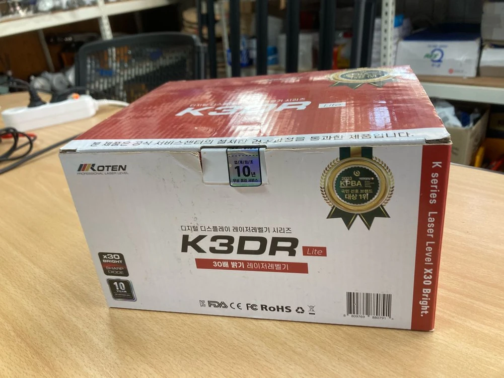 코텐 3D 레이저 레벨기 K3DR 30배 밝기 이미지