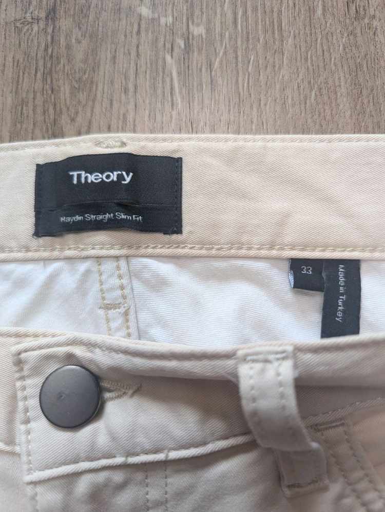(새제품) 띠어리 Theory 베이지 면바지 (31-슬림32)--1
