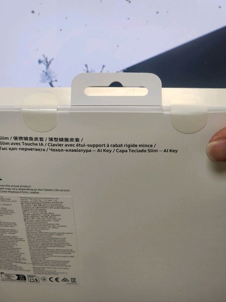 갤럭시 탭 11 Ai 태블릿용 슬림 키보드 북커버 미개봉--2