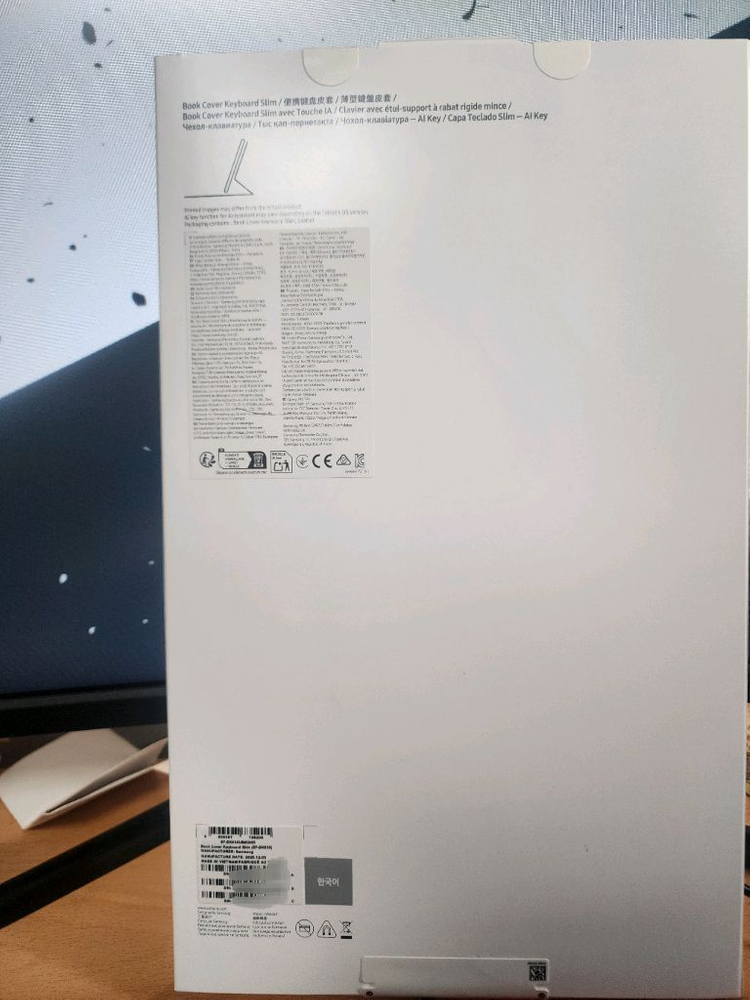갤럭시 탭 11 Ai 태블릿용 슬림 키보드 북커버 미개봉--3