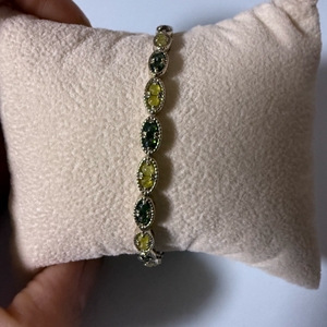 14k 러프다이아 시계 팔찌