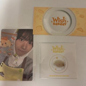 엔시티 위시 베이커리 7만원 료 포카 특전 룐룐 메탈 스티커 이미지