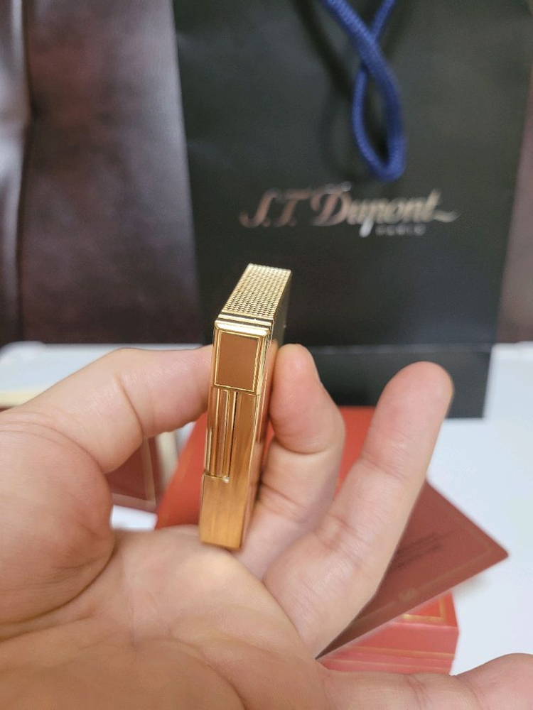 [풀세트] 듀퐁라이터 라인2 ca18260 개츠비 금장 듀퐁 라이타 이미지