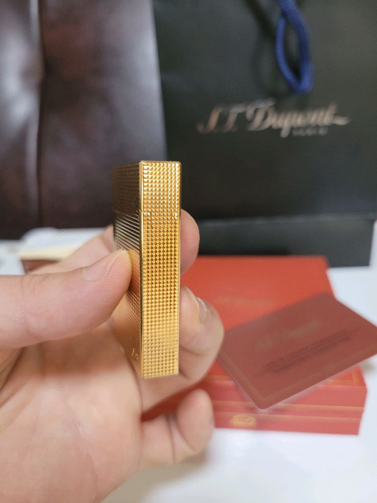 [풀세트] 듀퐁라이터 라인2 ca18260 개츠비 금장 듀퐁 라이타 이미지