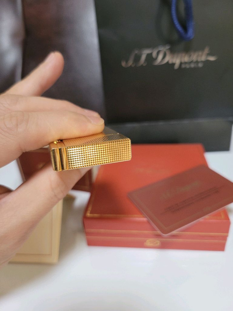 [풀세트] 듀퐁라이터 라인2 ca18260 개츠비 금장 듀퐁 라이타 이미지