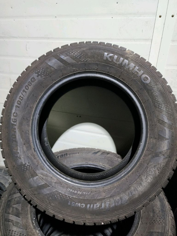 215 70 16 2개 중고타이어 윈터타이어 스노우타이어--2