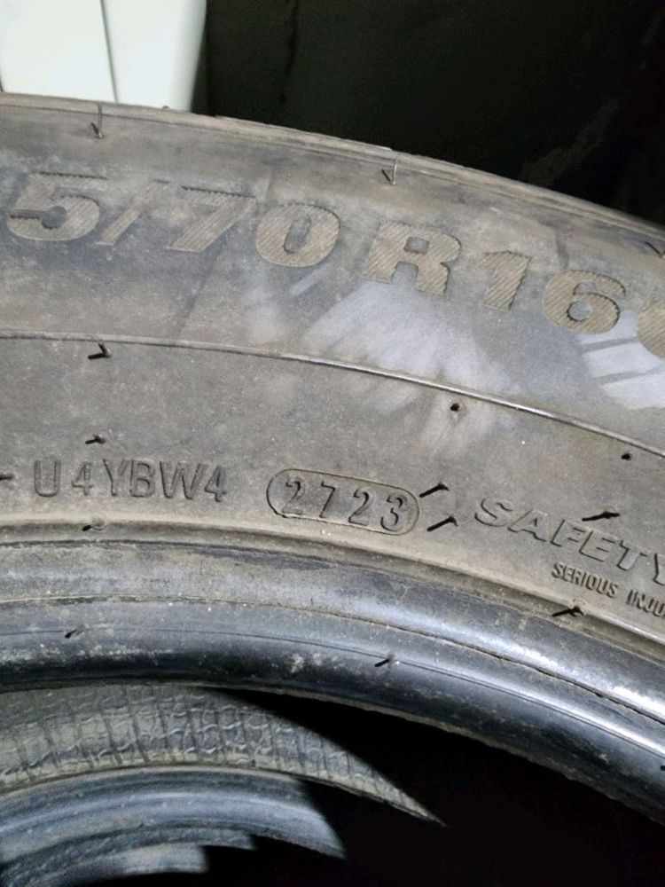 215 70 16 2개 중고타이어 윈터타이어 스노우타이어--3