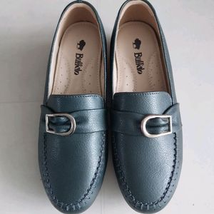 새거 버팔로 가죽 로퍼 235