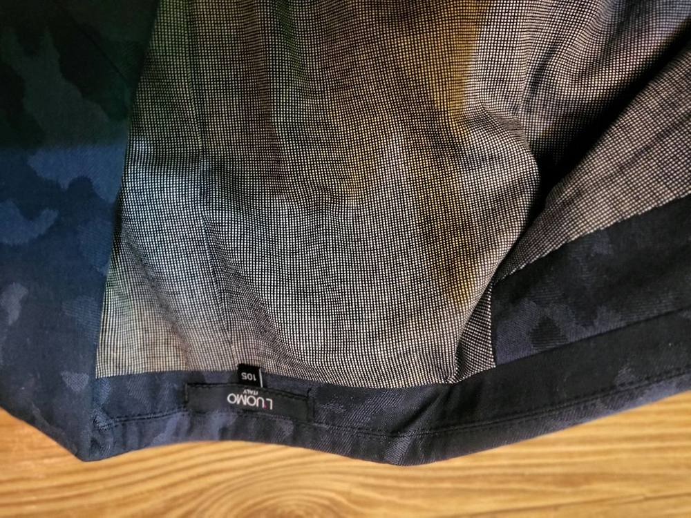 [미사용 새상품] 워모 이태리 블루 카모자켓--6