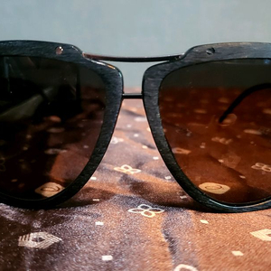 [미사용 새상품] Jil Sander-질샌더 블랙우드 선글라스