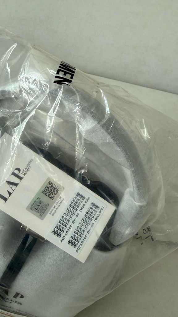 랩 아만다 복조리백 블랙 (미개봉 새제품)--6